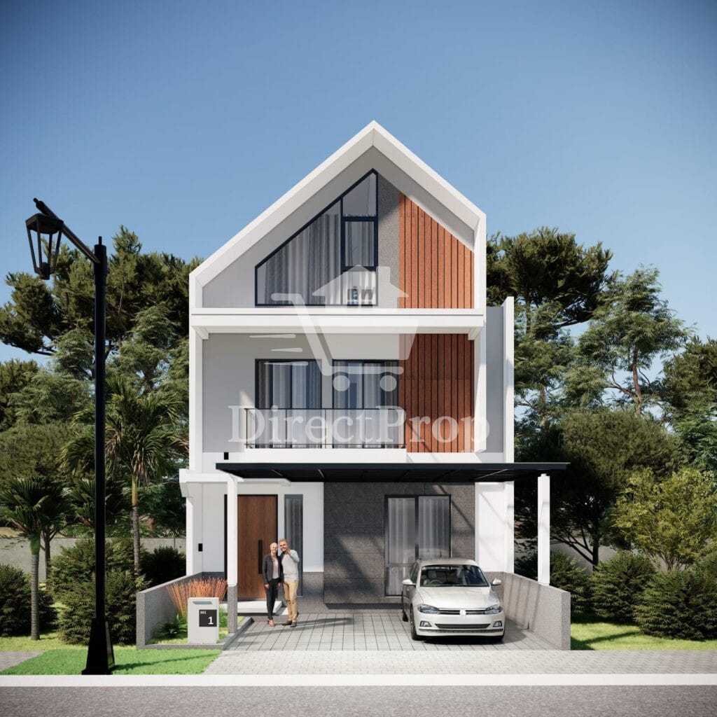 dijual rumah baru modern free ppn